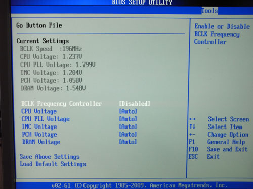 ASUS Maximus III Formula BIOS Go
